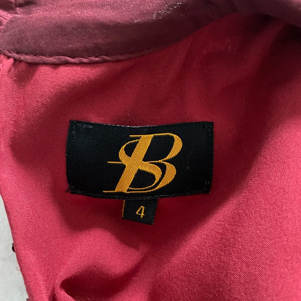 Fun Sequin, Ruby, Red Color Dress By Anthropologie - image 3